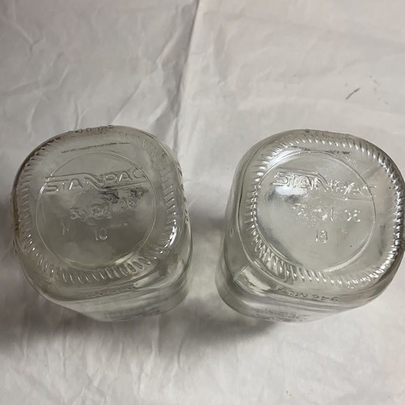 Crescent Ridge Glass Milk Bottle*Set of 2 - Picture 2 of 6